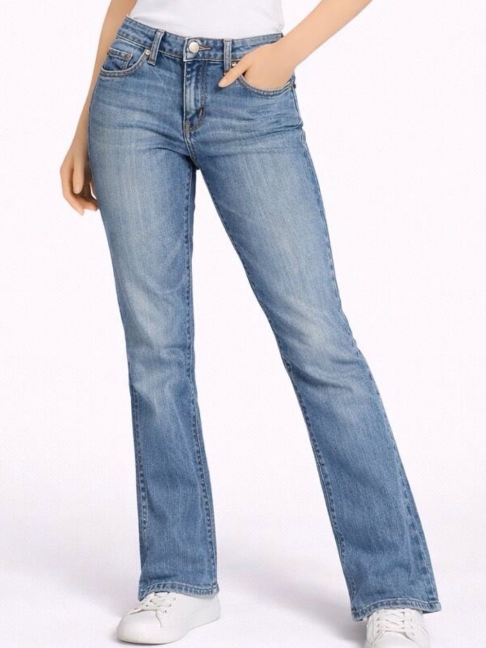 Levi’s 545 Low Rise Bootcut Jeans Medium Wash Y2K Stretch Denim Size W30 L30